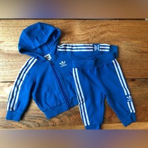 Blue Adidas matching set
